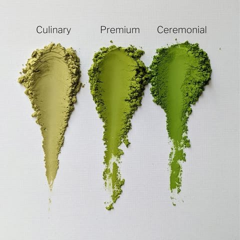 Đánh giá chất lượng matcha qua màu sắc