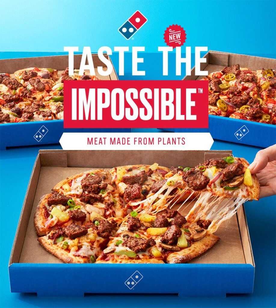 Domino’s bổ sung món ăn plant-based, trước các lực về sức khỏe đang gia tăng