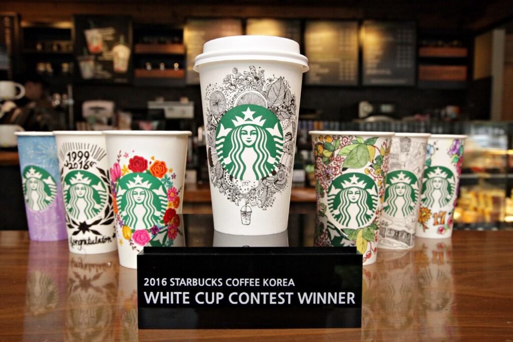 chiến dịch white cup contest của starbucks chiến dịch white cup contest của starbucks