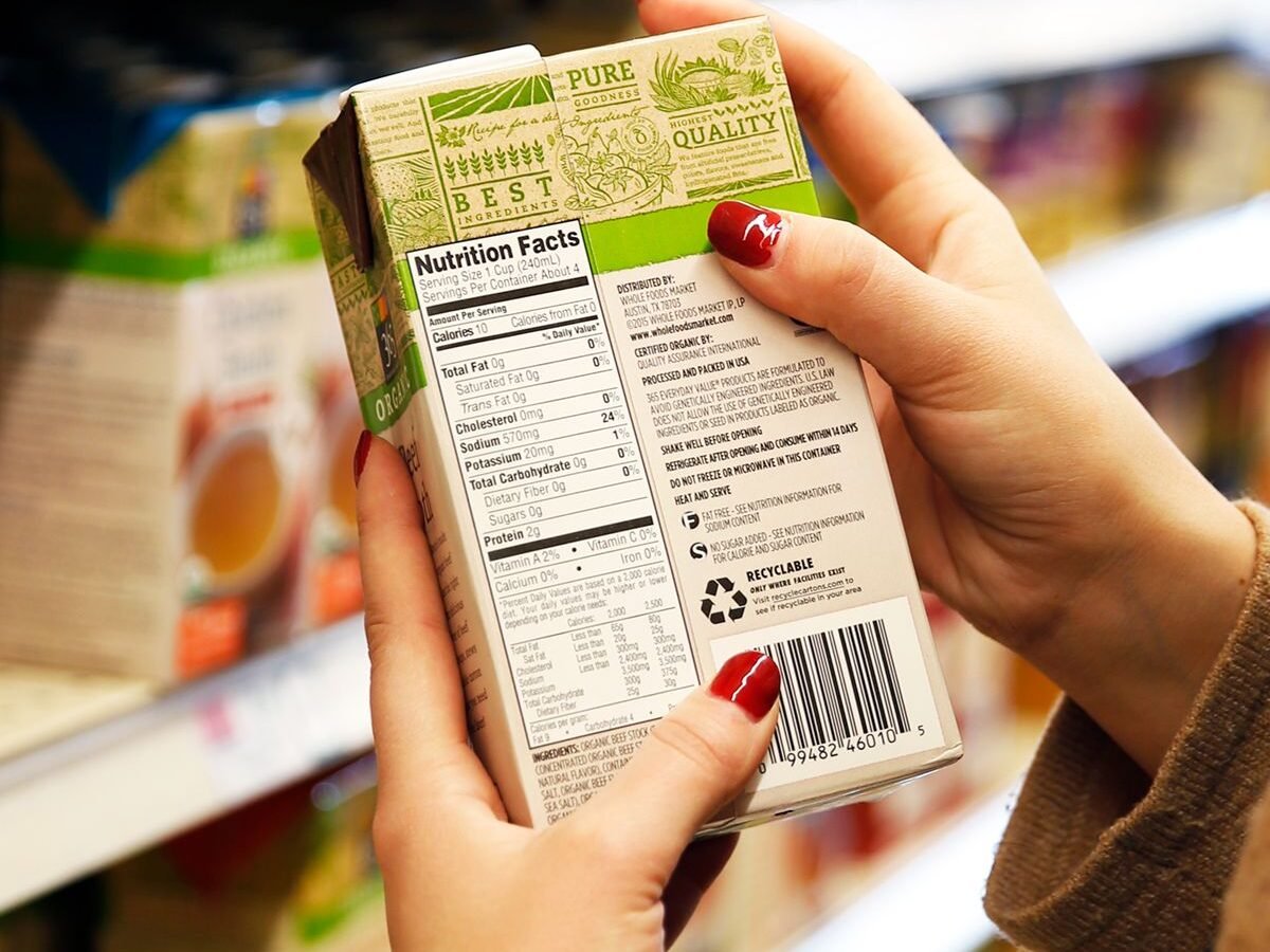 Bảng thành phần phảnh ánh một phần  mức độ plant-based của sản phẩm