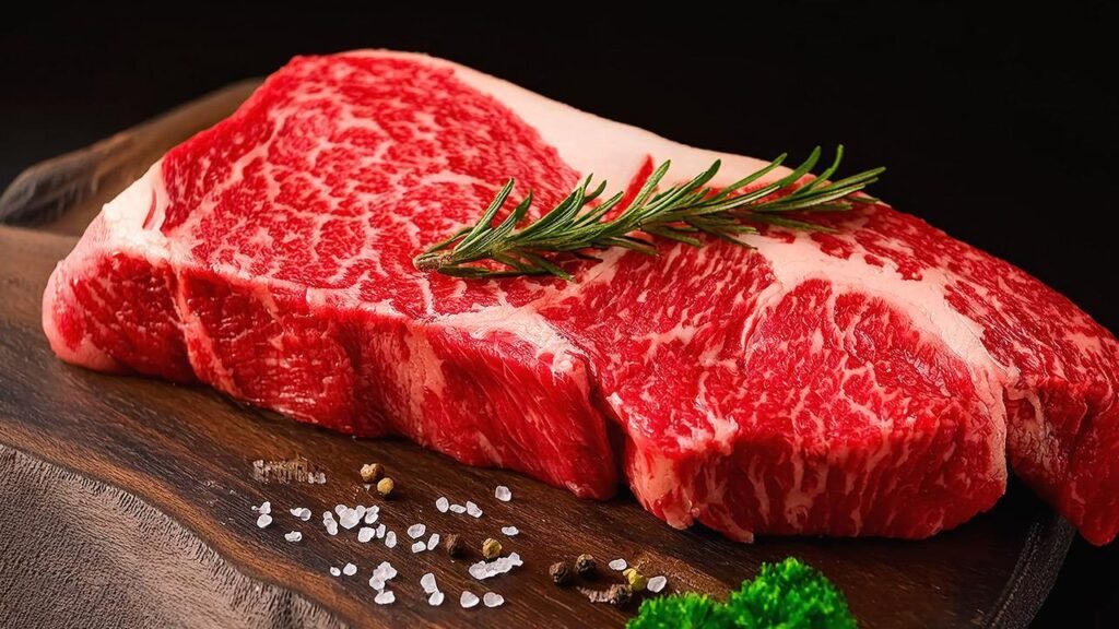 Thịt đỏ chứa nhiều chất béo bão hòa hơn cá và gia cầm, nên chỉ ăn với lượng vừa phải trong chế độ ăn Địa Trung Hải. Thịt đỏ chứa nhiều chất béo bão hòa hơn cá và gia cầm, nên chỉ ăn với lượng vừa phải trong chế độ ăn Địa Trung Hải.