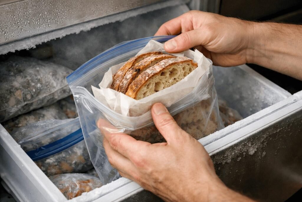 Cấp đông bánh mì giúp kéo dài thời gian bảo quản