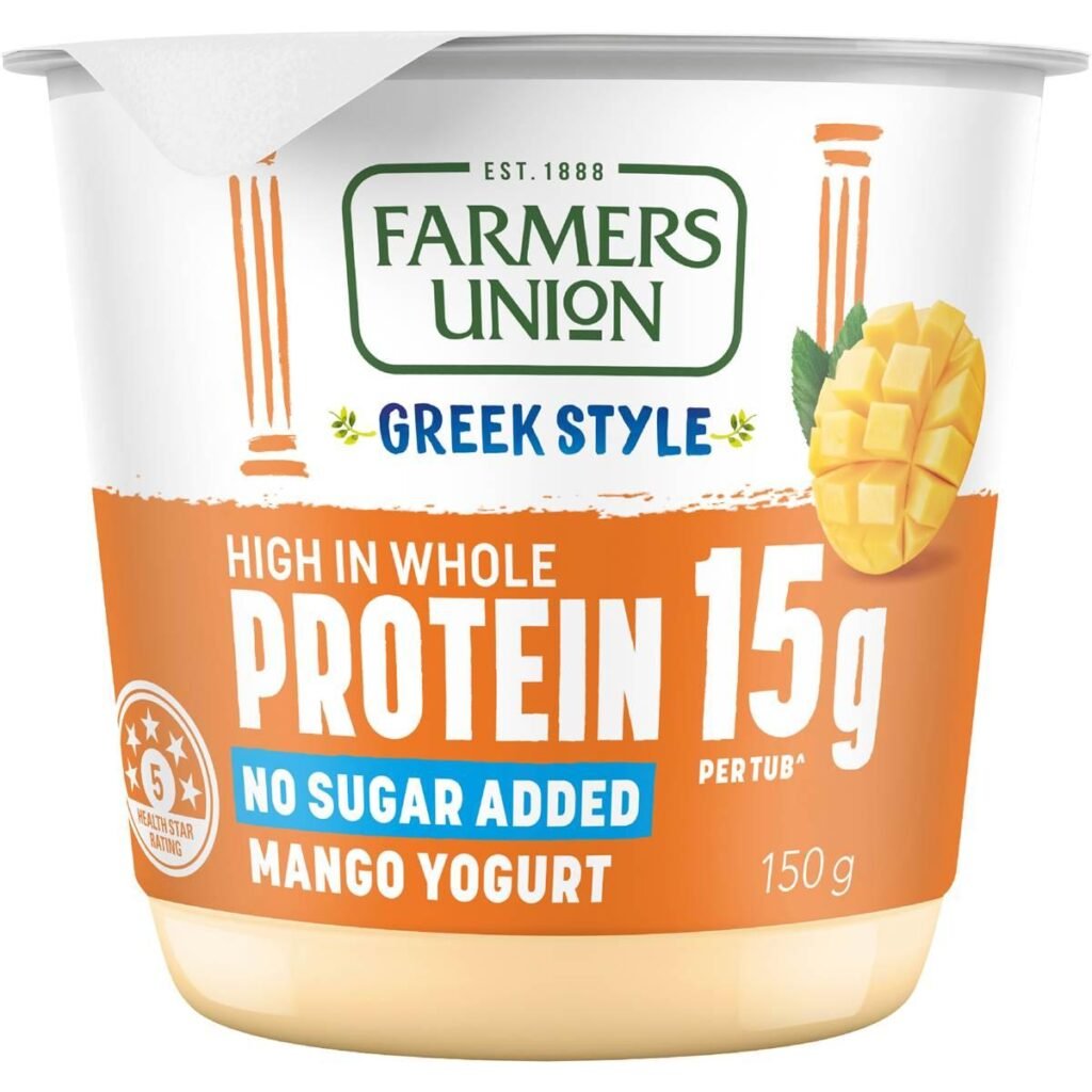 Sữa chua Hy Lạp Farmers Union Greek Style High Protein Mango Yogurt Sữa chua Hy Lạp Farmers Union Greek Style High Protein Mango Yogurt