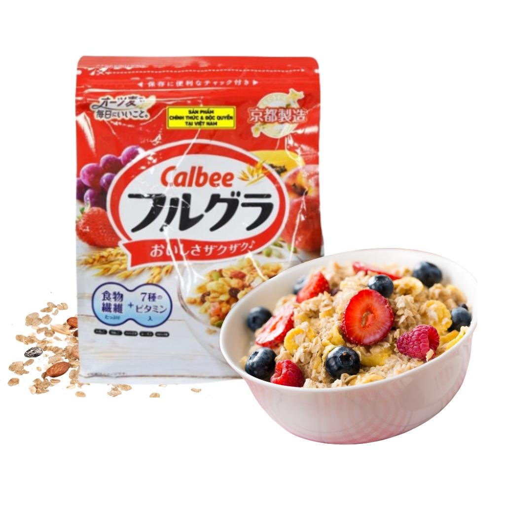 Frugra có hơn 10 loại nguyên liệu từ ngũ cốc, hạt Frugra có hơn 10 loại nguyên liệu từ ngũ cốc, hạt