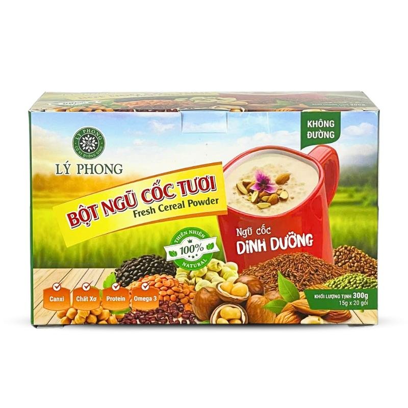 Lý Phong là dạng bột ngũ cốc pha uống tiện lợi Lý Phong là dạng bột ngũ cốc pha uống tiện lợi